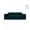 Jodie 2-Sitzer Sofa aus Samt in Deep Petrol (Venus 2911), 175x99 cm von Micadoni – Bild 1