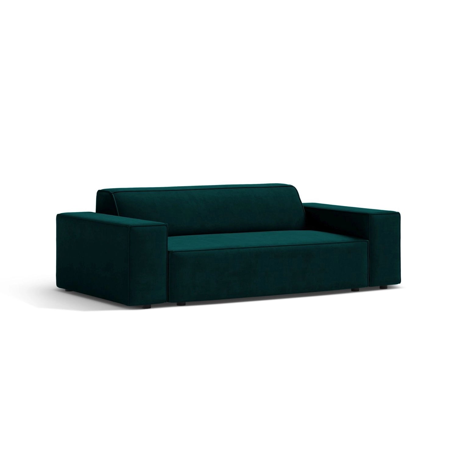 Jodie 2-Sitzer Sofa aus Samt in Deep Petrol (Venus 2911), 175x99 cm von Micadoni – Bild 3
