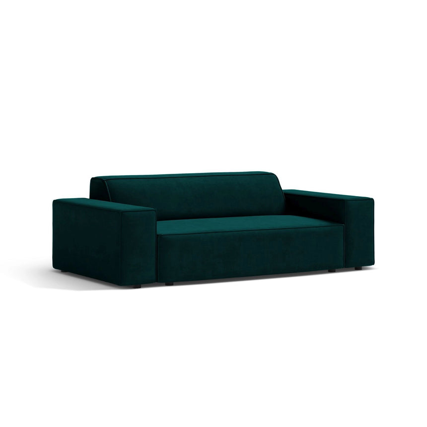 Jodie 2-Sitzer Sofa aus Samt in Deep Petrol (Venus 2911), 175x99 cm von Micadoni – Bild 3