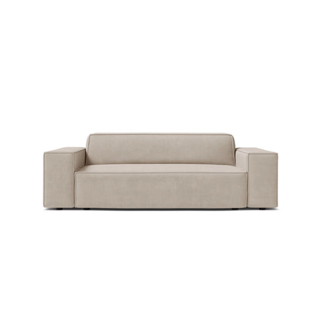 Jodie 2-Sitzer Sofa aus Samt in Dunkelbeige (Bluvel 30), 175x99 cm von Micadoni – Bild 1