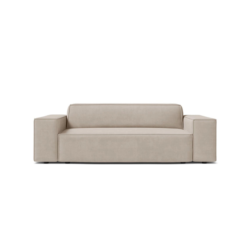 Jodie 2-Sitzer Sofa aus Samt in Dunkelbeige (Bluvel 30), 175x99 cm von Micadoni – Bild 1