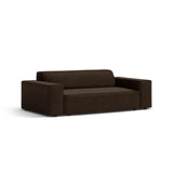 Jodie 2-Sitzer Sofa aus Samt in Dunkelgrau (Bluvel 18), 175x99 cm von Micadoni – Bild 3