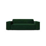 Jodie 2-Sitzer Sofa aus Samt in Flaschengrün (Bluvel 78), 175x99 cm von Micadoni – Bild 1