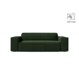 Jodie 2-Sitzer Sofa aus Samt in Flaschengrün (Venus 2940), 175x99 cm von Micadoni – Bild 1