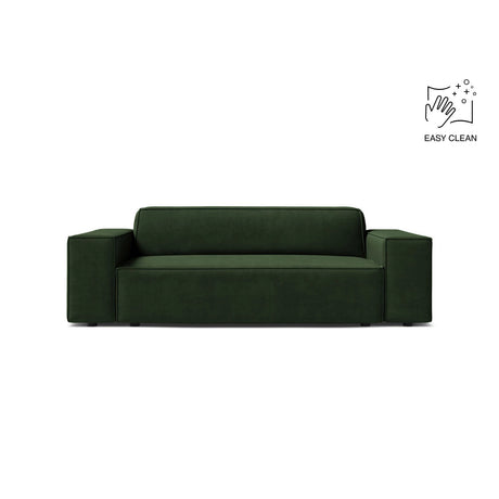 Jodie 2-Sitzer Sofa aus Samt in Flaschengrün (Venus 2940), 175x99 cm von Micadoni – Bild 1