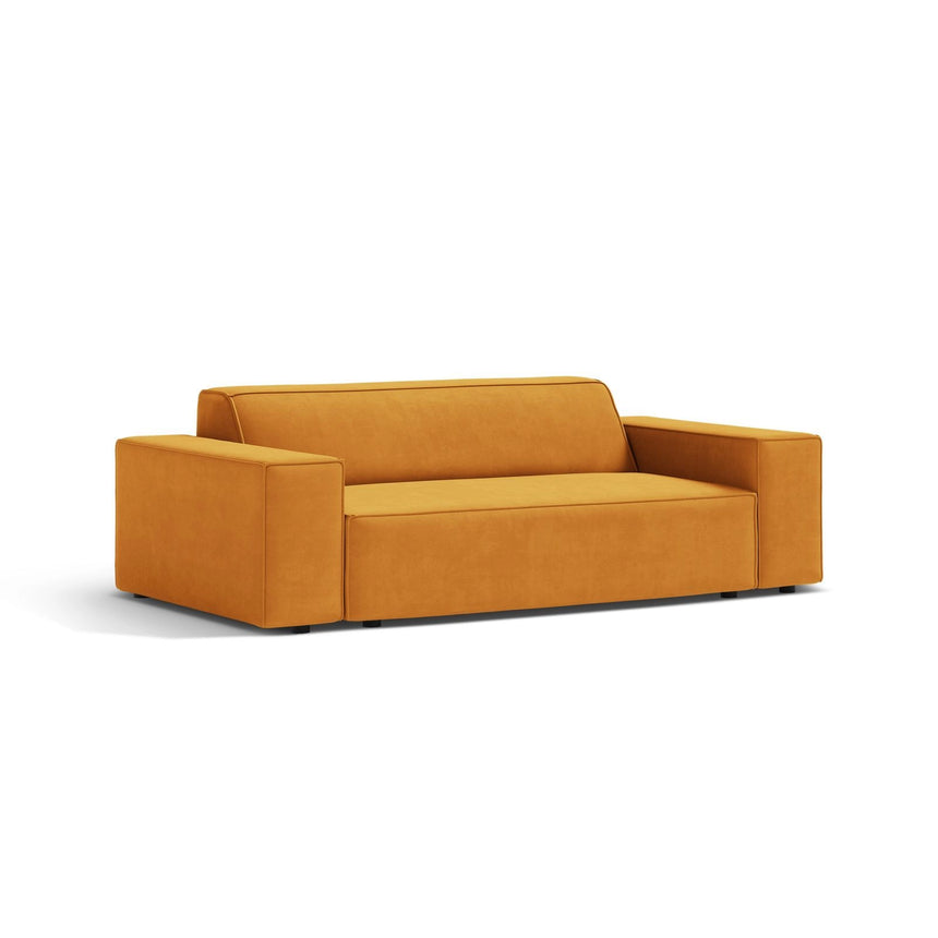 Jodie 2-Sitzer Sofa aus Samt in Gelb (Venus 2917), 175x99 cm von Micadoni – Bild 3