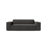 Jodie 2-Sitzer Sofa aus Samt in Grau (Bluvel 14), 175x99 cm von Micadoni – Bild 1