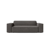 Jodie 2-Sitzer Sofa aus Samt in Hellgrau (Bluvel 13), 175x99 cm von Micadoni – Bild 1