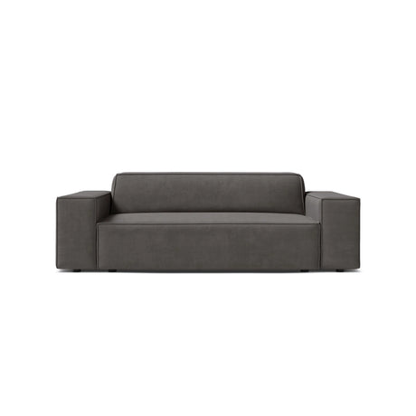 Jodie 2-Sitzer Sofa aus Samt in Hellgrau (Bluvel 13), 175x99 cm von Micadoni – Bild 1
