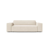 Jodie 2-Sitzer Sofa aus Samt in Leichtes Beige (Bluvel 22), 175x99 cm von Micadoni – Bild 1