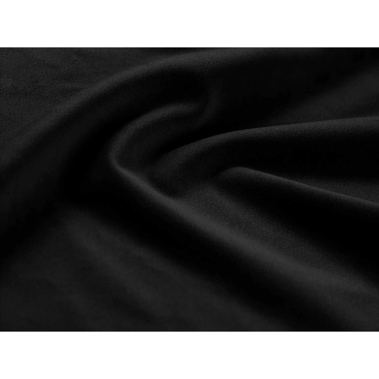 Jodie 2-Sitzer Sofa aus Samt in Schwarz (Bluvel 19), 175x99 cm von Micadoni – Bild 4