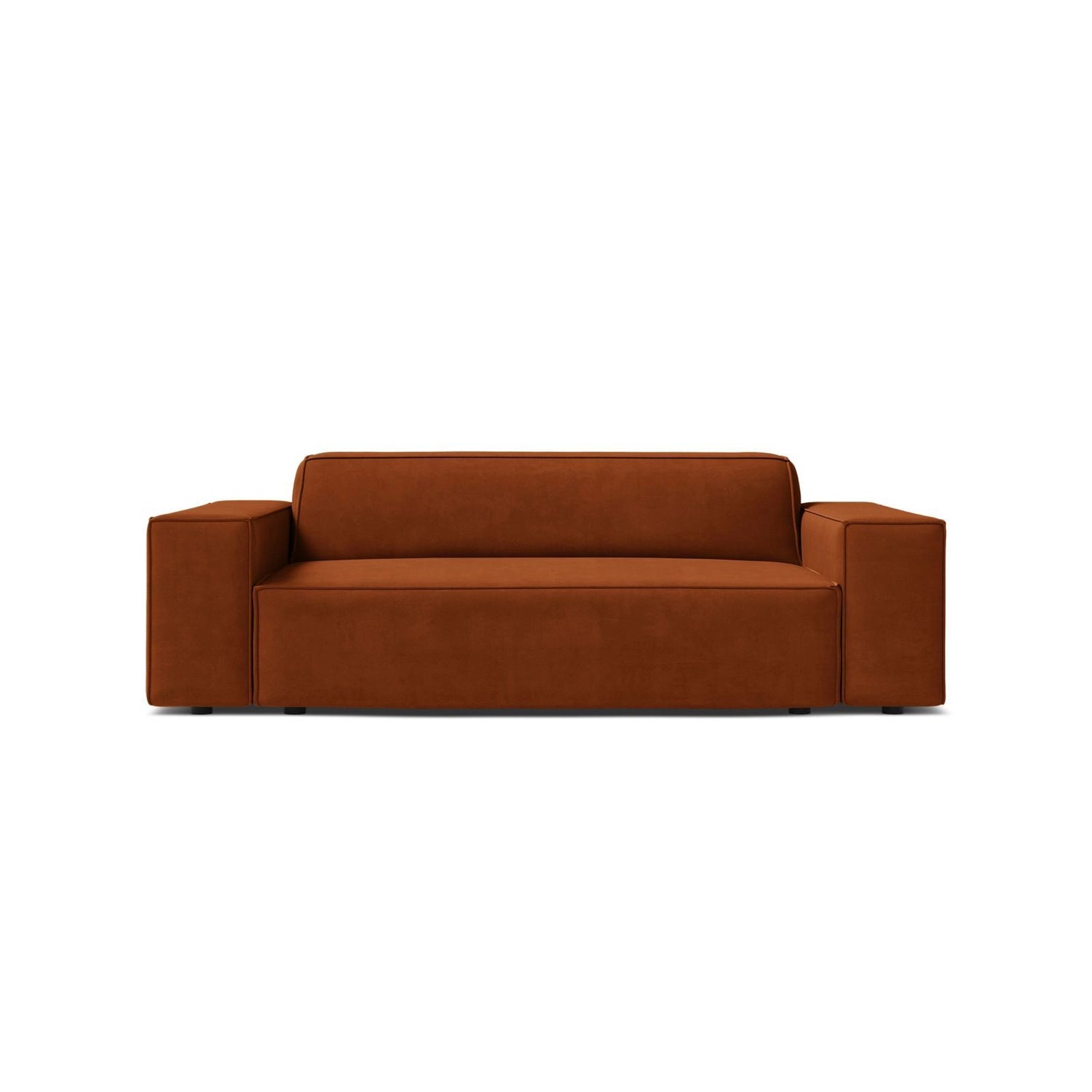 Jodie 2-Sitzer Sofa aus Samt in Terrakotta (Bluvel 4215), 175x99 cm von Micadoni – Bild 1