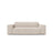 Jodie 2-Sitzer Sofa aus Strukturierter Stoff in Beige (Liberty 2), 175x99 cm von Micadoni – Bild 1