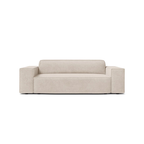 Jodie 2-Sitzer Sofa aus Strukturierter Stoff in Beige (Liberty 2), 175x99 cm von Micadoni – Bild 1