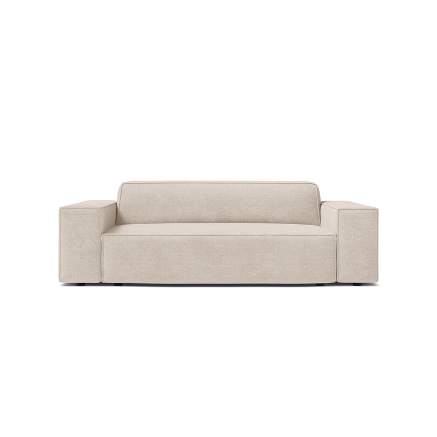 Jodie 2-Sitzer Sofa aus Strukturierter Stoff in Beige (Liberty 2), 175x99 cm von Micadoni – Bild 1