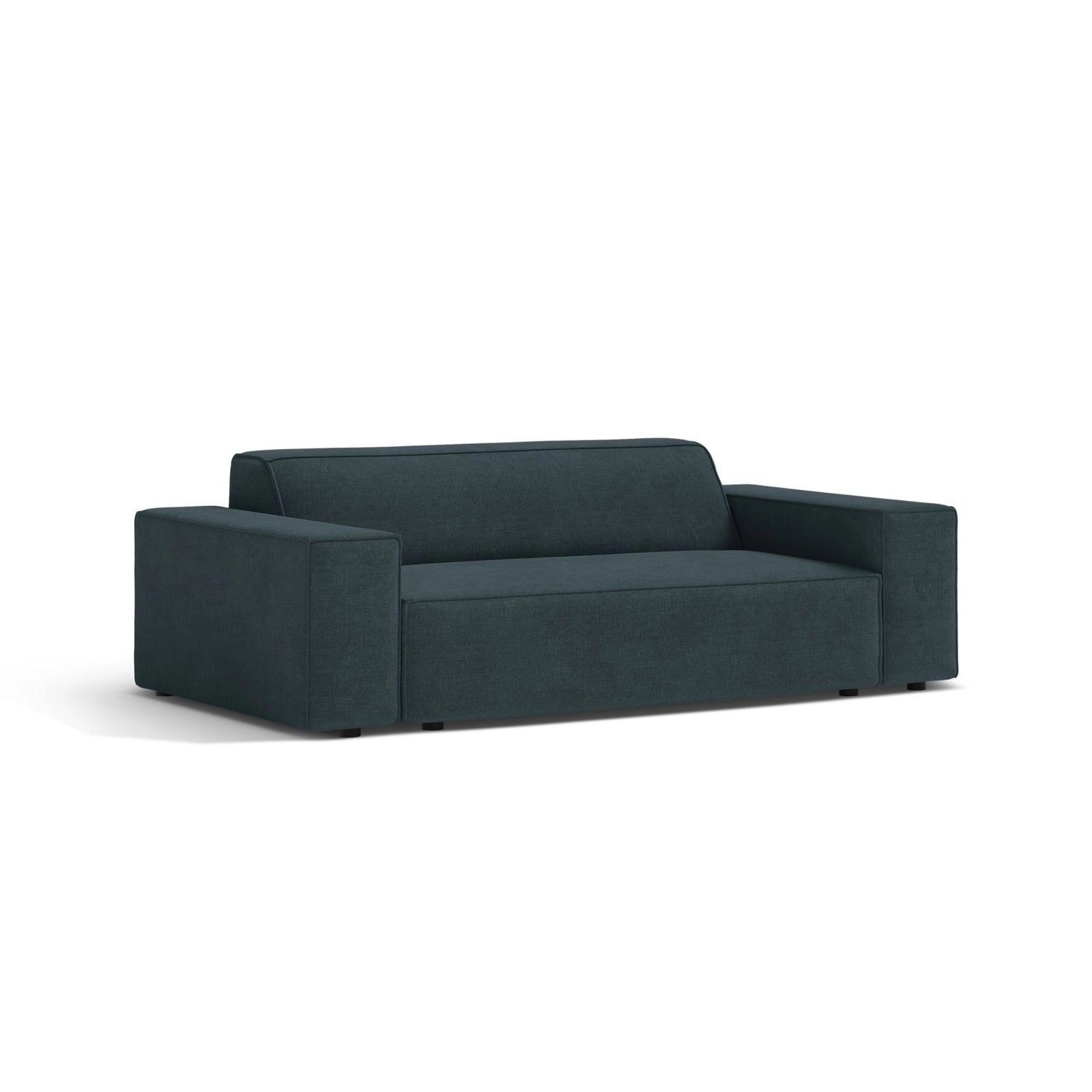 Jodie 2-Sitzer Sofa aus Strukturierter Stoff in Deep Petrol (Liberty 13), 175x99 cm von Micadoni – Bild 3