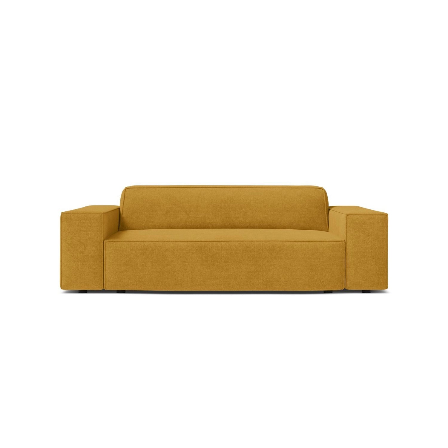 Jodie 2-Sitzer Sofa aus Strukturierter Stoff in Gelb (Liberty 11), 175x99 cm von Micadoni – Bild 1