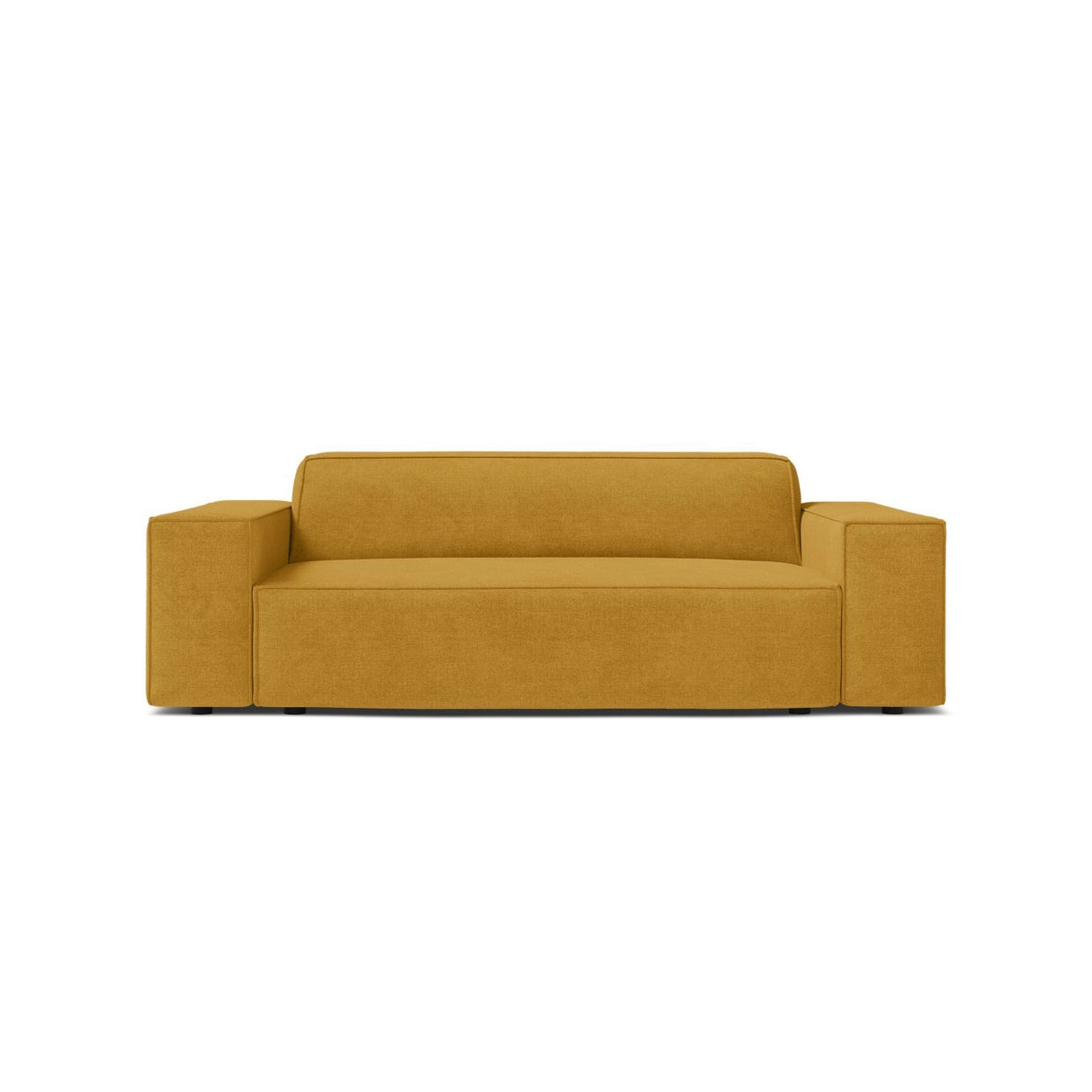 Jodie 2-Sitzer Sofa aus Strukturierter Stoff in Gelb (Liberty 11), 175x99 cm von Micadoni – Bild 1