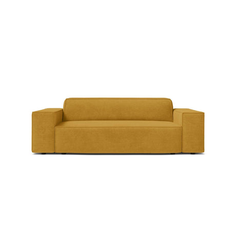 Jodie 2-Sitzer Sofa aus Strukturierter Stoff in Gelb (Liberty 11), 175x99 cm von Micadoni – Bild 1