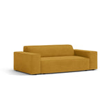 Jodie 2-Sitzer Sofa aus Strukturierter Stoff in Gelb (Liberty 11), 175x99 cm von Micadoni – Bild 3