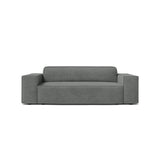 Jodie 2-Sitzer Sofa aus Strukturierter Stoff in Grau (Liberty 20), 175x99 cm von Micadoni – Bild 1