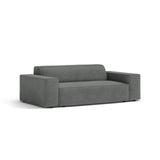 Jodie 2-Sitzer Sofa aus Strukturierter Stoff in Grau (Liberty 20), 175x99 cm von Micadoni – Bild 3