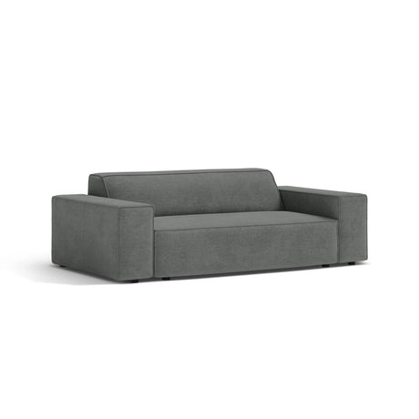 Jodie 2-Sitzer Sofa aus Strukturierter Stoff in Grau (Liberty 20), 175x99 cm von Micadoni – Bild 3