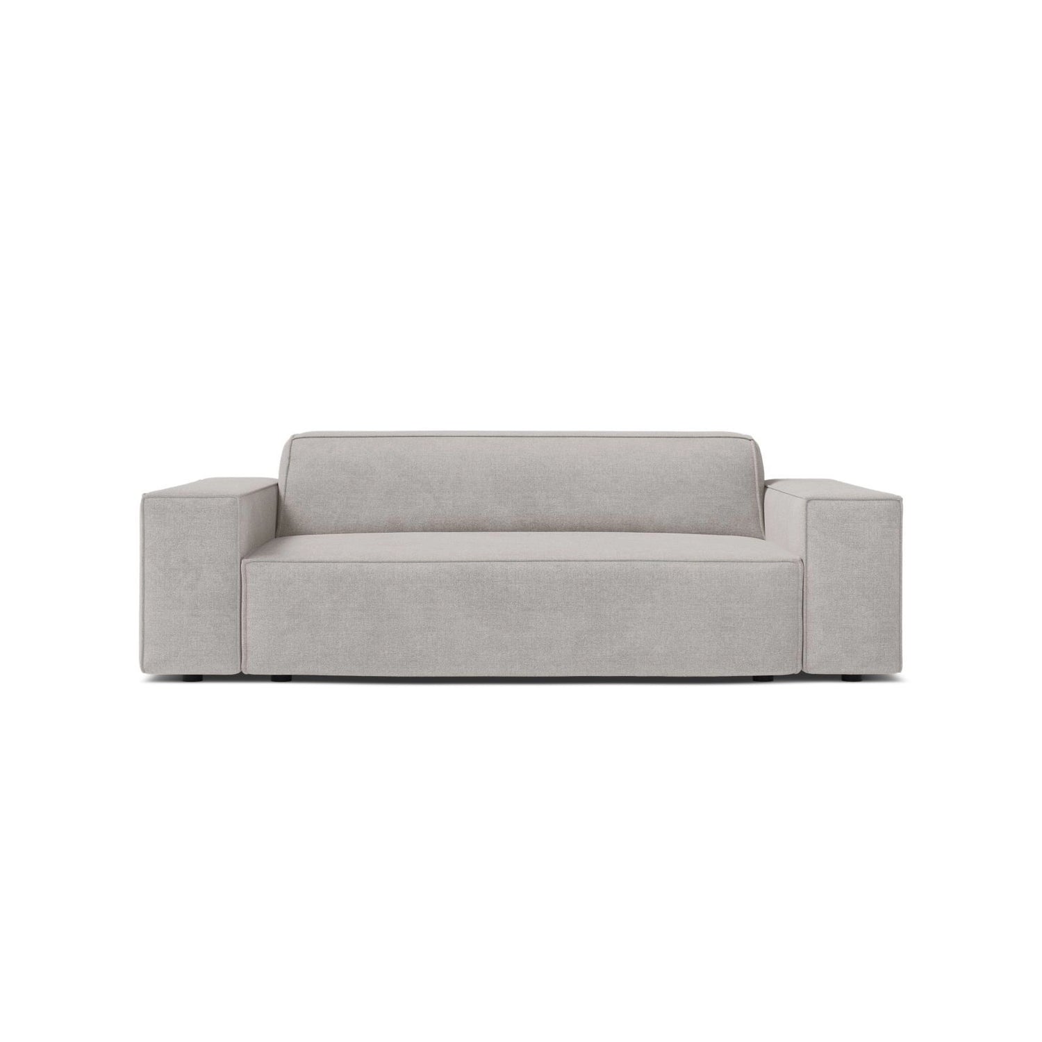 Jodie 2-Sitzer Sofa aus Strukturierter Stoff in Hellgrau (Liberty 18), 175x99 cm von Micadoni – Bild 1