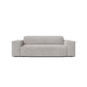 Jodie 2-Sitzer Sofa aus Strukturierter Stoff in Hellgrau (Liberty 18), 175x99 cm von Micadoni – Bild 1