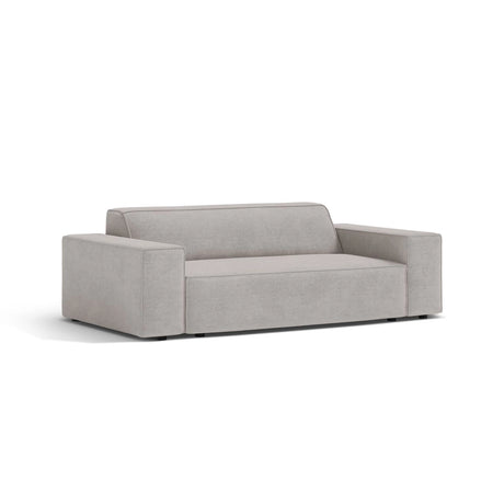 Jodie 2-Sitzer Sofa aus Strukturierter Stoff in Hellgrau (Liberty 18), 175x99 cm von Micadoni – Bild 3