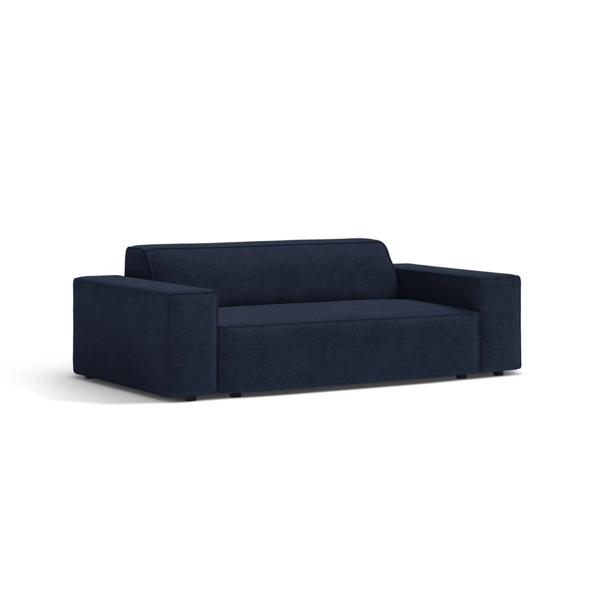 Jodie 2-Sitzer Sofa aus Strukturierter Stoff in Marineblau (Liberty 15), 175x99 cm von Micadoni – Bild 3