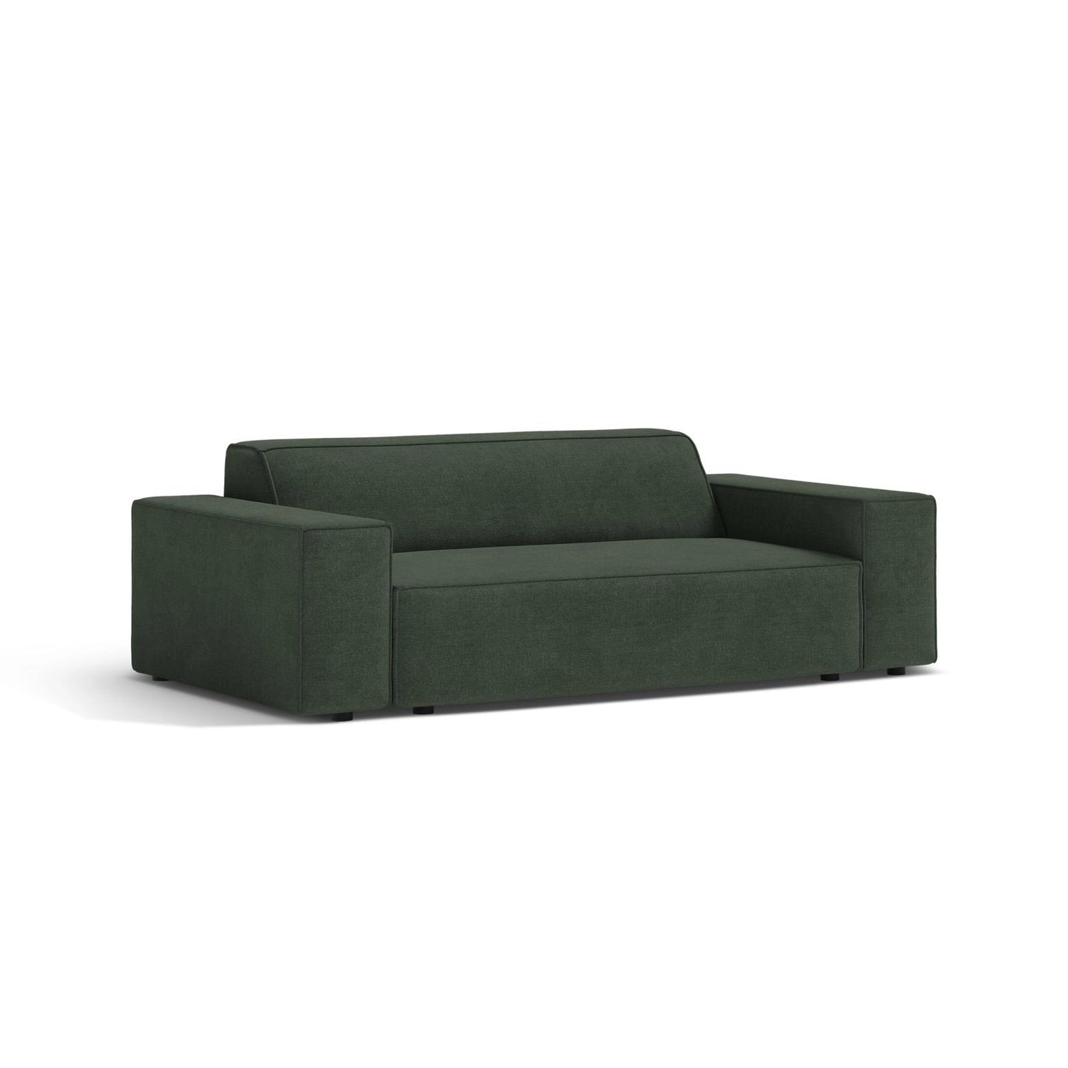 Jodie 2-Sitzer Sofa aus Strukturierter Stoff in Moss Green (Liberty 12), 175x99 cm von Micadoni – Bild 3