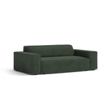 Jodie 2-Sitzer Sofa aus Strukturierter Stoff in Moss Green (Liberty 12), 175x99 cm von Micadoni – Bild 3
