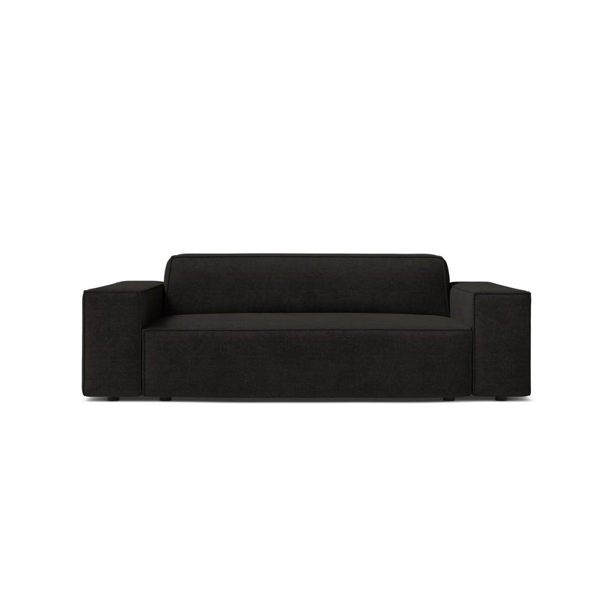 Jodie 2-Sitzer Sofa aus Strukturierter Stoff in Schwarz (Liberty 22), 175x99 cm von Micadoni – Bild 1