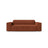 Jodie 2-Sitzer Sofa aus Strukturierter Stoff in Ziegel (Liberty 9), 175x99 cm von Micadoni – Bild 1