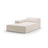 Jodie Einzelmodul Sofa mit abnehmbarem Bezug, Linke Seite, aus Strukturierter Stoff in Beige (LINS 22), 166x102 cm von Micadoni – Bild 1