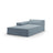 Jodie Einzelmodul Sofa mit abnehmbarem Bezug, Linke Seite, aus Strukturierter Stoff in Gedämpftes Blau (LINS 81), 166x102 cm von Micadoni – Bild 1