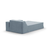 Jodie Einzelmodul Sofa mit abnehmbarem Bezug, Linke Seite, aus Strukturierter Stoff in Gedämpftes Blau (LINS 81), 166x102 cm von Micadoni – Bild 4