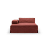 Jodie Einzelmodul Sofa mit abnehmbarem Bezug, Linke Seite, aus Strukturierter Stoff in Kirschholz (LINS 58), 166x102 cm von Micadoni – Bild 3