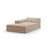 Jodie Einzelmodul Sofa mit abnehmbarem Bezug, Linke Seite, aus Strukturierter Stoff in Sand (LINS 32), 166x102 cm von Micadoni – Bild 1