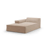 Jodie Einzelmodul Sofa mit abnehmbarem Bezug, Linke Seite, aus Strukturierter Stoff in Sand (LINS 32), 166x102 cm von Micadoni – Bild 1