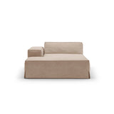 Jodie Einzelmodul Sofa mit abnehmbarem Bezug, Linke Seite, aus Strukturierter Stoff in Sand (LINS 32), 166x102 cm von Micadoni – Bild 3