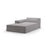 Jodie Einzelmodul Sofa mit abnehmbarem Bezug, Linke Seite, aus Strukturierter Stoff in Warmes Grau (LINS 07), 166x102 cm von Micadoni – Bild 1