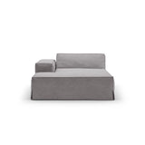Jodie Einzelmodul Sofa mit abnehmbarem Bezug, Linke Seite, aus Strukturierter Stoff in Warmes Grau (LINS 07), 166x102 cm von Micadoni – Bild 3