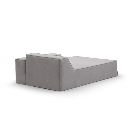Jodie Einzelmodul Sofa mit abnehmbarem Bezug, Linke Seite, aus Strukturierter Stoff in Warmes Grau (LINS 07), 166x102 cm von Micadoni – Bild 4