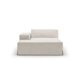 Jodie Einzelmodul Sofa mit abnehmbarem Bezug, Linke Seite, aus Strukturstoff, 166x102 cm von Micadoni – Bild 3
