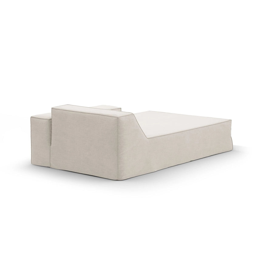 Jodie Einzelmodul Sofa mit abnehmbarem Bezug, Linke Seite, aus Strukturstoff, 166x102 cm von Micadoni – Bild 4