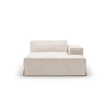 Jodie Einzelmodul Sofa mit abnehmbarem Bezug, Rechte Seite, aus Strukturierter Stoff in Beige (LINS 22), 166x102 cm von Micadoni – Bild 3