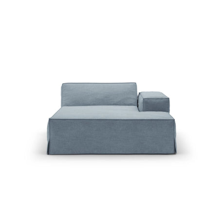 Jodie Einzelmodul Sofa mit abnehmbarem Bezug, Rechte Seite, aus Strukturierter Stoff in Gedämpftes Blau (LINS 81), 166x102 cm von Micadoni – Bild 3