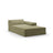 Jodie Einzelmodul Sofa mit abnehmbarem Bezug, Rechte Seite, aus Strukturierter Stoff in Hellgrün (LINS 74), 166x102 cm von Micadoni – Bild 1